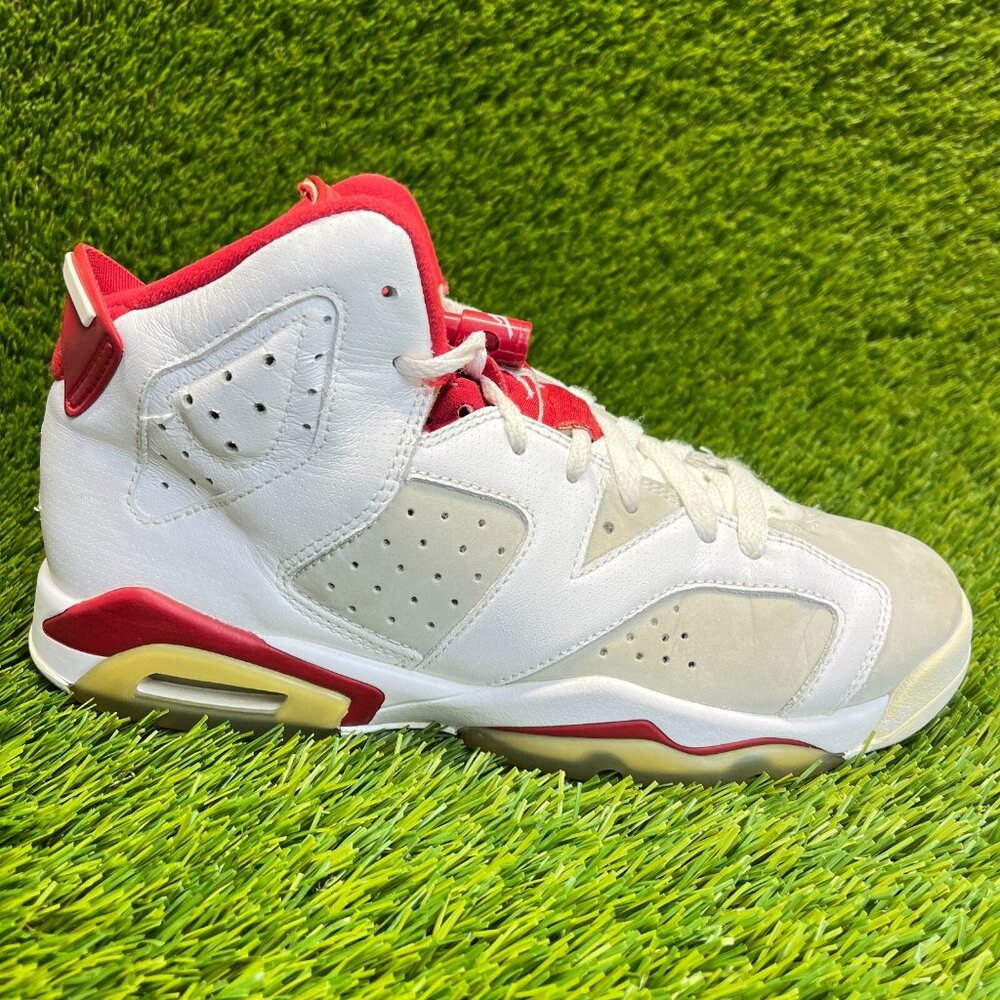 Nike Air Jordan 6 Retro Alternate Hare Boys Size 6.5Y Basketball Shoes Sneakers